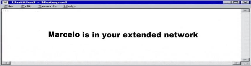 Marcelo is in your extended network